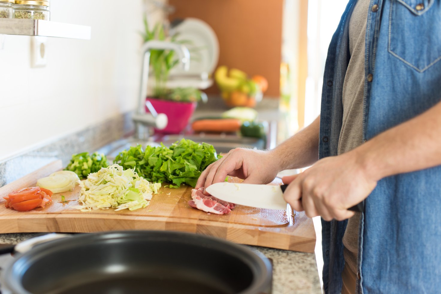 Man Cooking